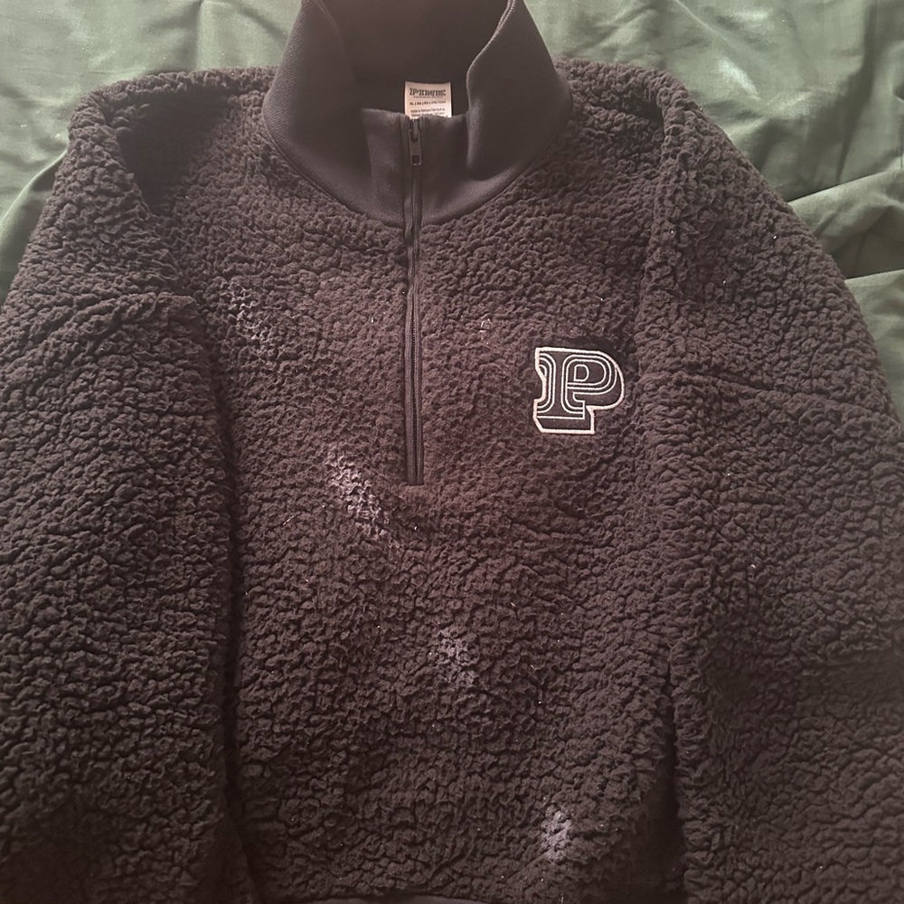 Victoria's Secret Black Sherpa Jacket
